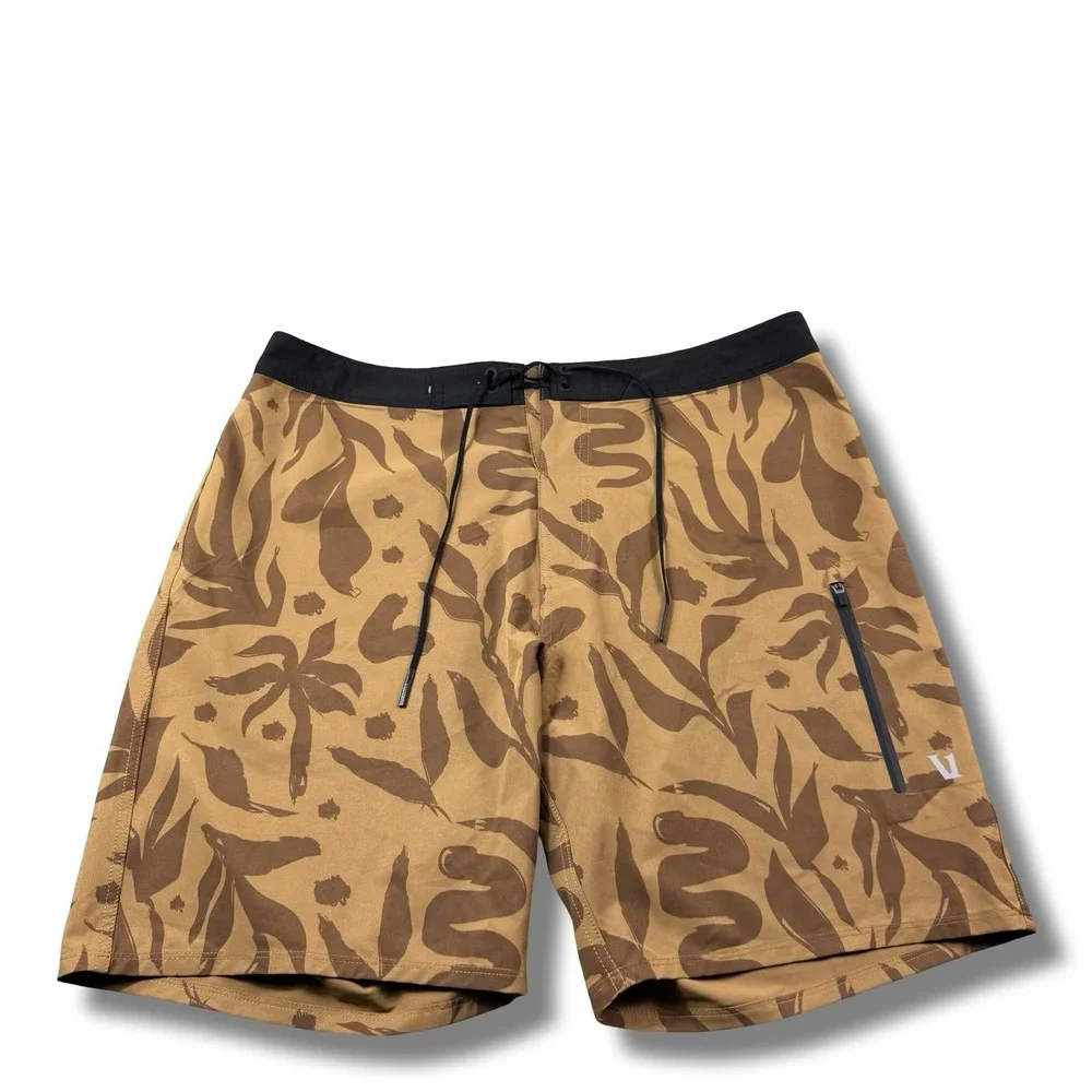 Vuori x Rob Machado Infinity Boardshort Autumn Contigo V383 Swim Trunk Mens 34